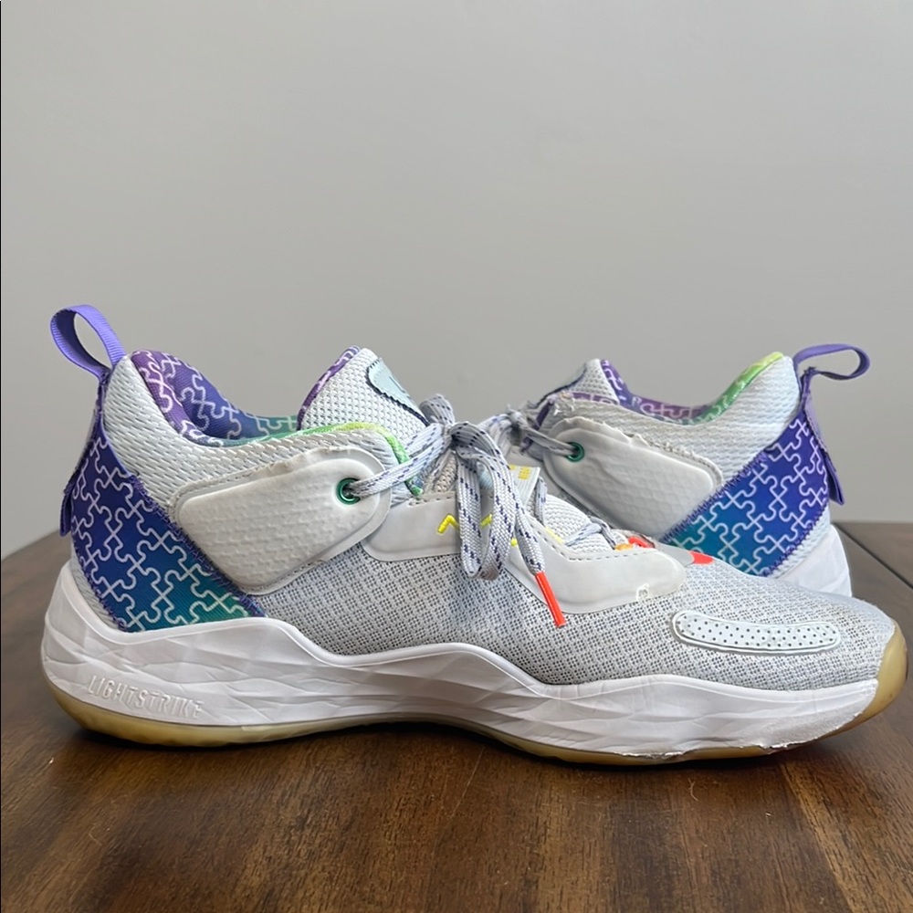 Adidas D.O.N. Issue 3 Autism Speaks Grey Mens Size 11.5 Basketball Shoes GY0321 - Picture 7 of 16